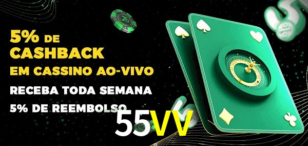 Promoções do cassino ao Vivo 55VV